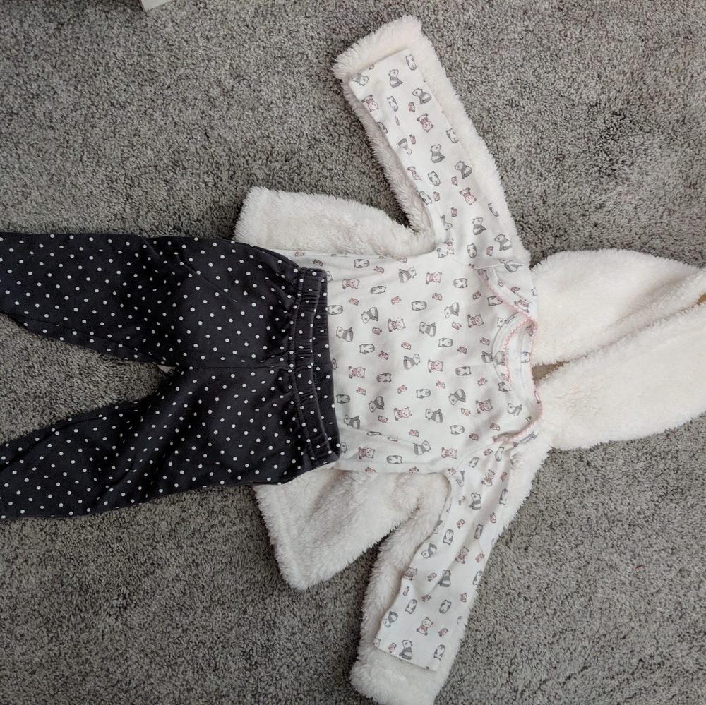 Baby girls winter outfit set